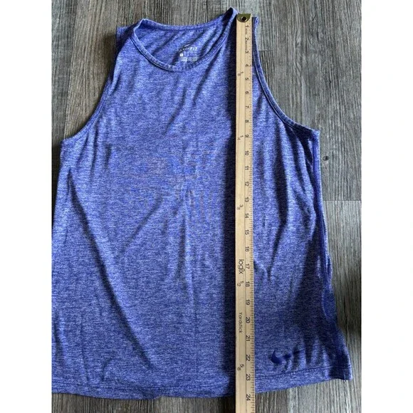 Nike Purple Crew Neck Dri Fit Short Sleeve Tank Sleeveless Top Women’s Small - Picture 7 of 9